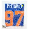 Image 1 : OILERS NHL MCDAVID T SHIRT XL BLUE