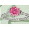 Image 3 : 1 CT GRA CERTIFIED PINK MOISSANITE 925 ST SILVER