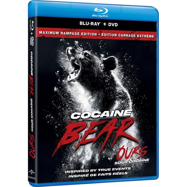 NEW BLU-RAY + DVD COCAINE BEAR MAXIMUM CARNAGE