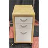 Image 1 : 3 DRAWER ROLLING CABINET 14.5" X 20" X 27"
