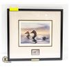 Image 1 : 1995 DUCKS UNLIMITED LITHOGRAPH W/STAMP 136/5000