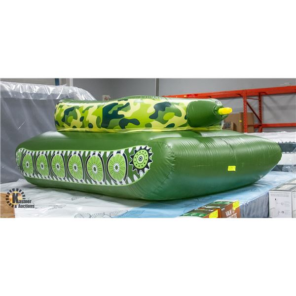 NEW FLOAT JOY INFLATABLE TANK W/ WATER GUN