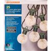 Image 1 : NEW IN BOX SYLVANIA 25 PACK OF JUMBO GLOBE LIGHTS