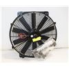 Image 1 : NEW 16" ELECTRIC FAN 12V W/MOUNTING KIT
