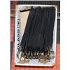 Image 1 : 33 QUALITY BLACK VELVET HANGERS