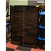 Image 1 : GLASS FRONT CABINET 37.5" X 15" X 55"