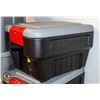 Image 1 : NEW RUBBERMAID ACTION PACKER LOCKABLE TOTE 30.2