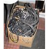 Image 1 : BOX FULL OF CONNECTORS, RC JACKS, CABLE CORDS, ECT