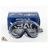 Image 1 : UVEX SAFETY GOGGLES - S3400 BLUE - QTY: 1 (NEW)