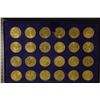 Image 1 : 1984 OLYMPIC TRANSIT TOKEN SET: 24 TOKENS IN