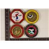 Image 2 : 4-US MILITARY 1 1/2" COLORIZED TOKENS: 8TH US ARMY