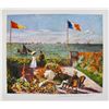 Image 1 : Claude Monet TERRACE BY THE SEASIDE Estate Signed Giclee