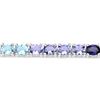 Image 2 : Plated Rhodium 12.04ctw Multi Color Gemstone Bracelet