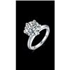 Image 2 : Ladies Sparkling 5 Ct Fire Moissanite Ring