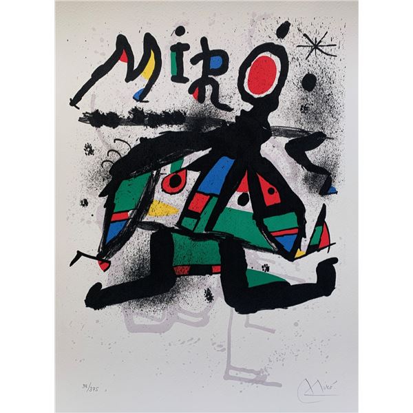 Joan Miro GALERIE MAEGHT Facsimile Signed Limited Edition Giclee