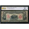 Image 1 : 1901 $10 Bison Legal Tender Note PCGS 20