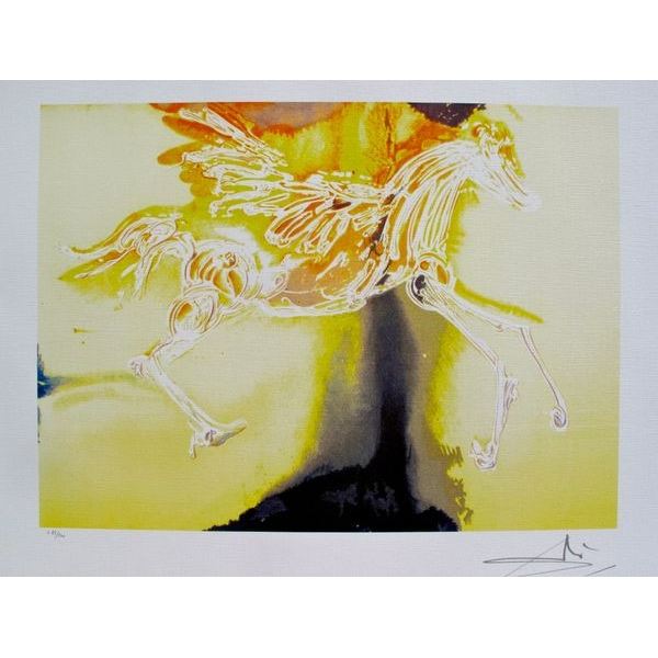 Salvador Dali Dalinean Horse Pegasus  Lithograph