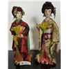 Image 1 : 2 Collectible 1960's Japanese Geisha Dolls - Size range 12"-14" Artist V. Rovs Aram