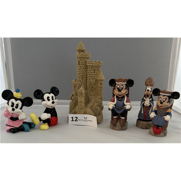 Disney Characters & Sand Castle
