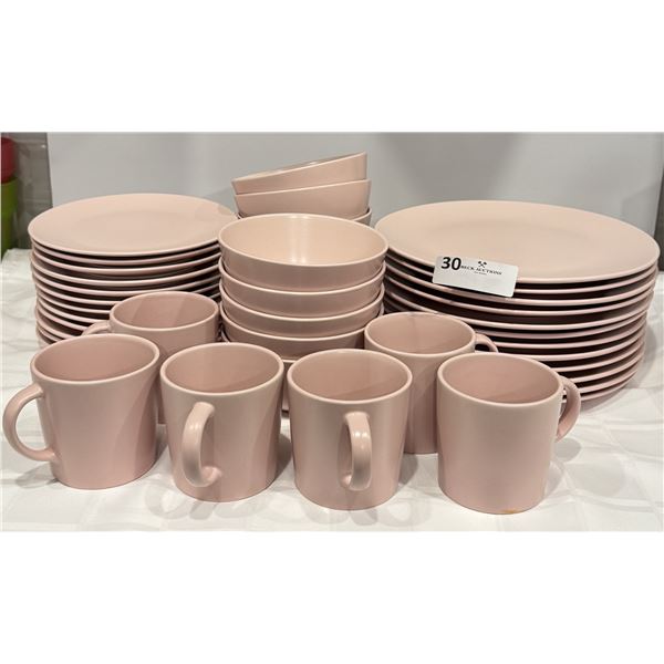 Pretty in Pink Dish Set - Ikea Design Dish Set