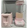 Image 1 : Pink KitchenAid Toaster & Blender