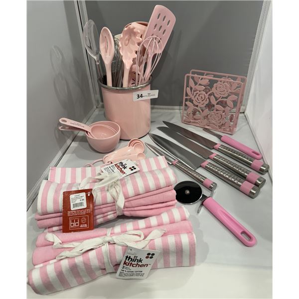 Pink & More Pink in the Kitchen