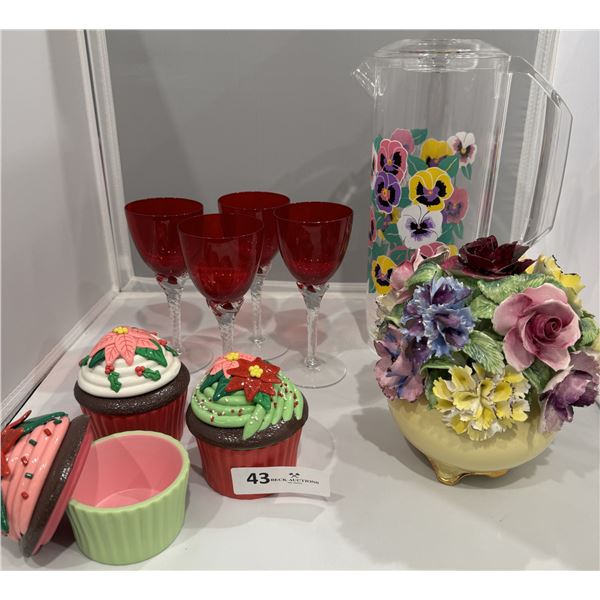 Wine, Cupcakes & Flowers