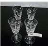 Image 1 : Vintage Pinwheel Crystal Wine & Sherry Glasses