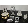Image 2 : Glass Music Boxes, Candle Holders, Hummingbird Figurine