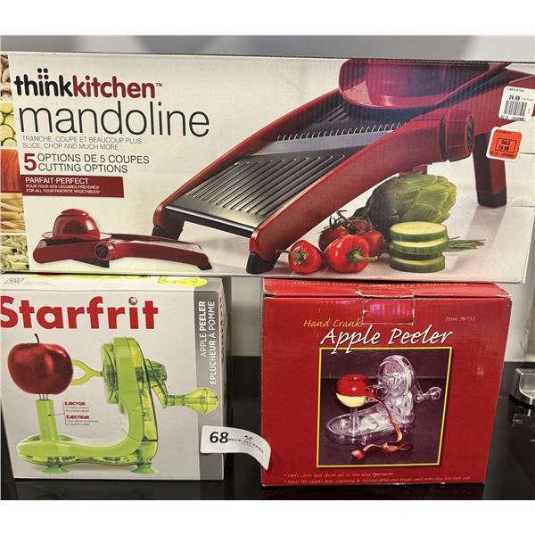 Kitchen Mandoline & Apple Peelers