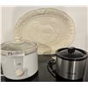 Image 1 : Crockpots & Turkey Platter