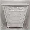Image 1 : White 5 Drawer Dresser