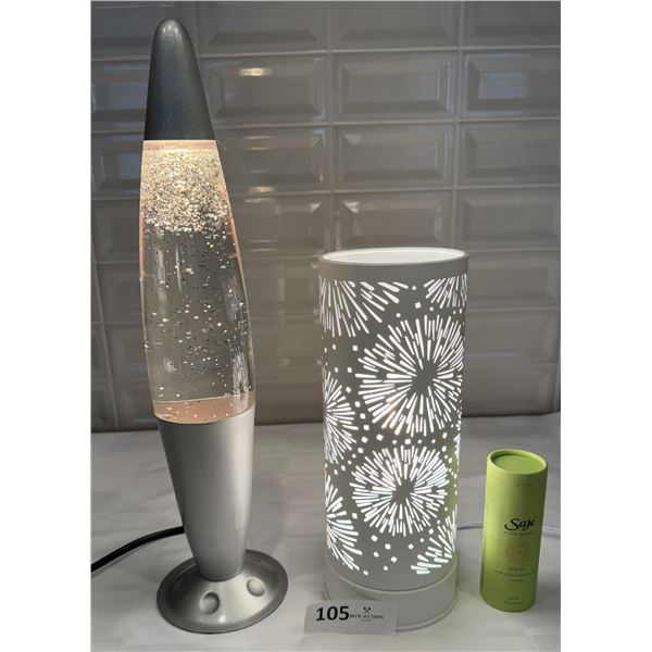 Essential Oil Touch Lamp & Lava Light