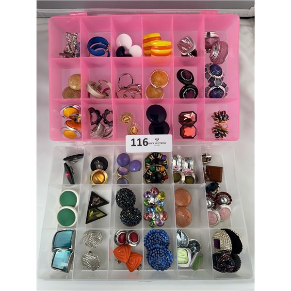 50 Pairs of Clip On Earrings