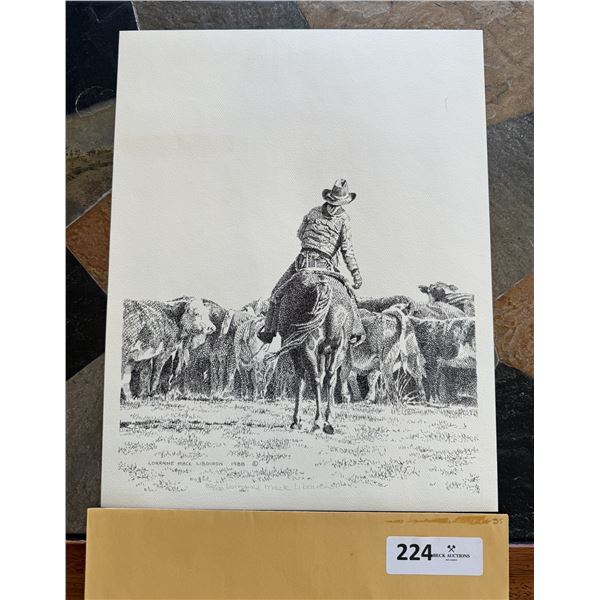 LOOKIN' FOR THE WILD ONE  Print by Lorraine Mack Liboiron 82/100