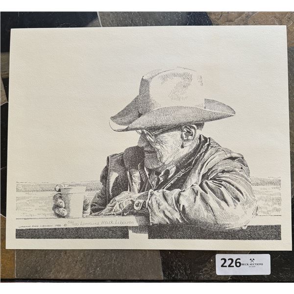 COFFEE BREAK  Print by Lorraine Mack Liboiron 52/100