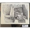 Image 1 : COWBOYS FOOT REST  Print by Lorraine Mack Liboiron 43/100