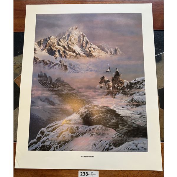 WAMBLI OKIYE  print by Julie Kramer Cole 730/950