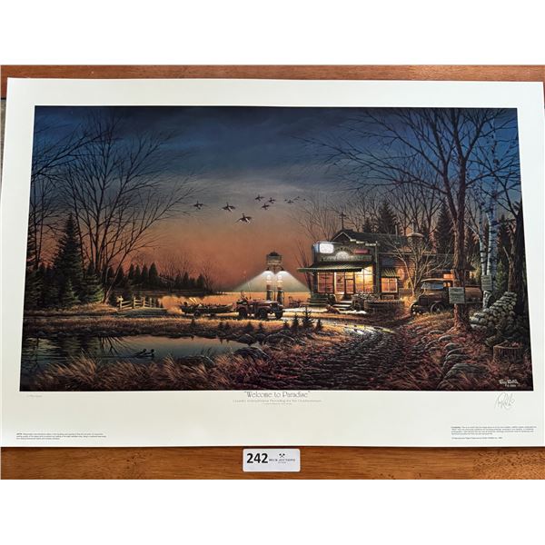 WELCOME TO PARADISE  Limited Edition Print by Terry Redin  5,993/14,500