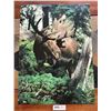 Image 1 : Vintage Wildlife Poster #4 Bull Moose (Forest) 1978 by Stewart Cassidy