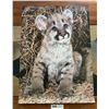 Image 1 : Vintage Wildlife Poster #37 Mountain Lion Cub 1979 by Stewart Cassidy