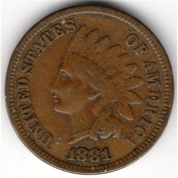 1881 Indian Head Cent