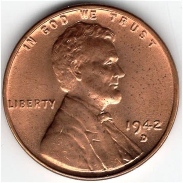 1942-D Lincoln Wheat Cent DDO