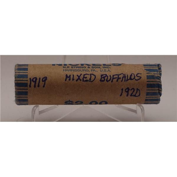 Mixed Roll of Buffalo Nickels