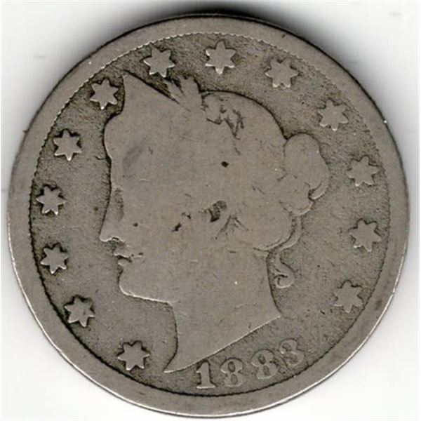 1883 V Nickel No Cents Rare!