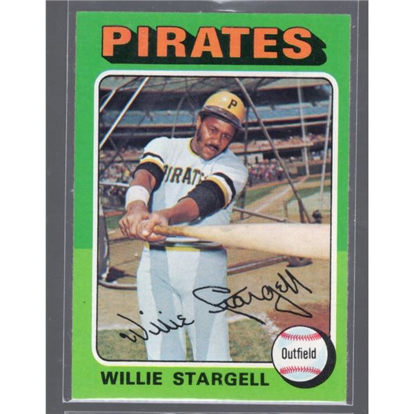 1975 Topps Willie "Pops" Stargell Card number 100 in Great Condition!!!