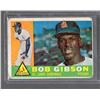 Image 1 : Bob Gibson 1960 Topps Card number 73. See pictures for condition