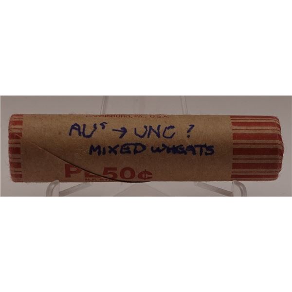 AU-UNC Mixed Wheat Cents