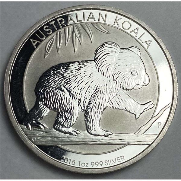2016-P Australia Koala 1 ozt .999 Silver Dollar