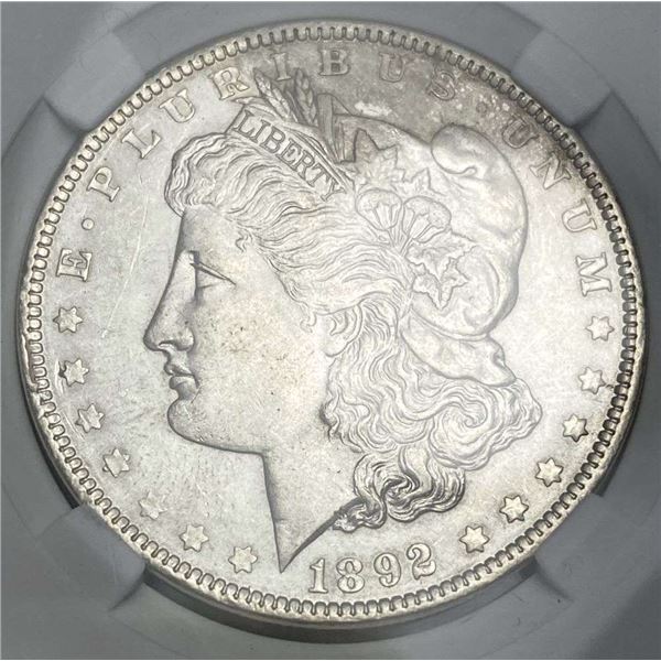 1892 Morgan Silver Dollar MS64